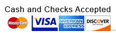 Payment methods we accept